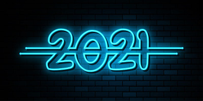 Happy new year 2021. 2021 Greetings card. abstract