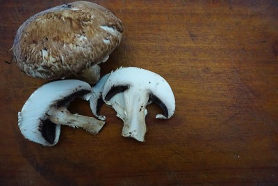 全波多贝菇，切片