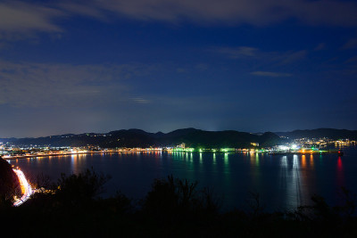 日本神奈川祖志和叶山夜景