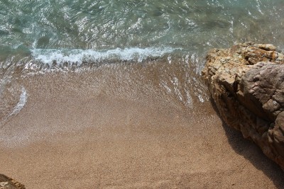 海岸线的海滩