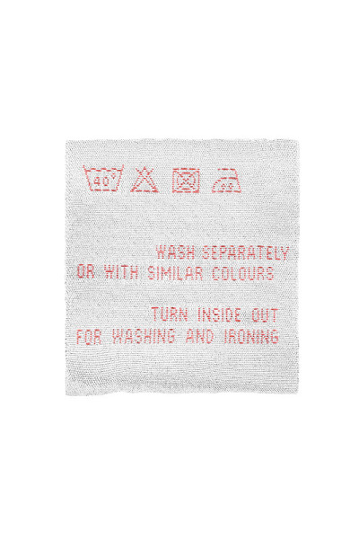 衣服标签隔离
