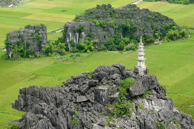 Tam Coc -是越南著名的旅游景点。