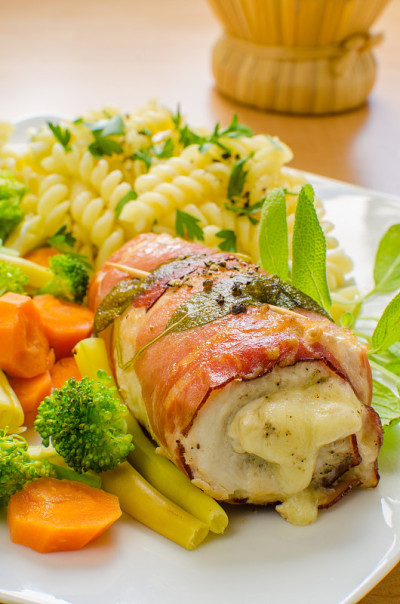 鸡saltimbocca
