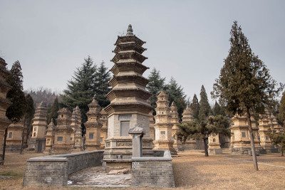 塔林塔，是少林寺高僧的纪念物。
