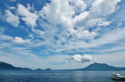 北海道四国湖登岸码头