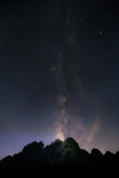 繁星闪烁的夜晚,