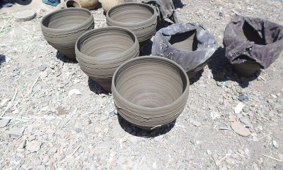 在埃及法尤姆生产的陶器