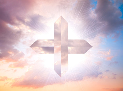 天空中的十字