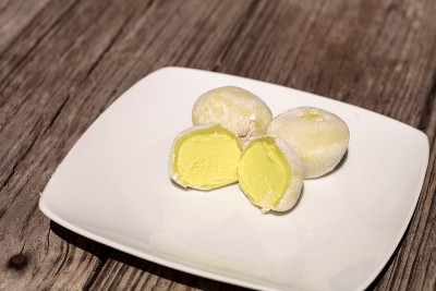 绿茶麻糬冰淇淋夹心糖