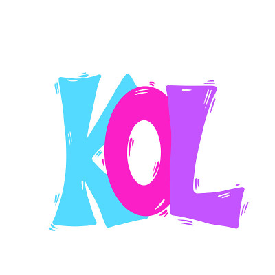 Kol文本。关键意见领袖引用。向量的词。