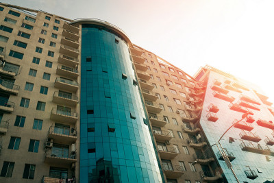 住宅公寓大楼。巴统。乔治亚州