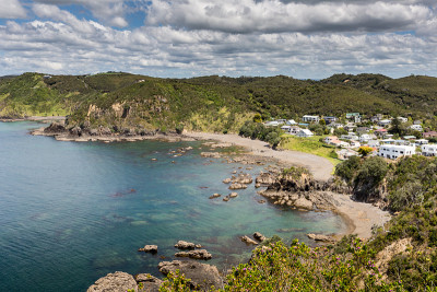 风景来自拉塞尔附近的Paihia，群岛湾，新西兰