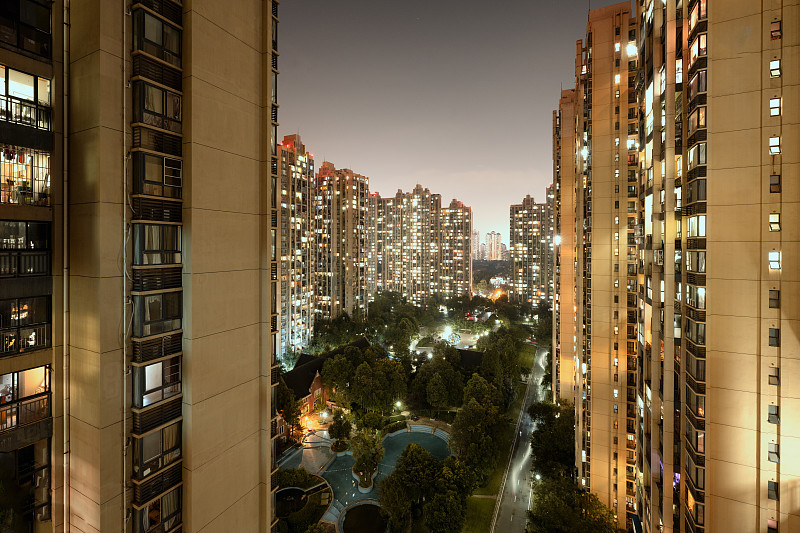 夜景城市高层