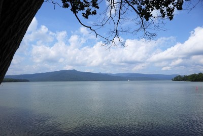 赤岸湖，北海道，日本