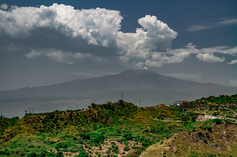 西西里岛埃特纳火山,