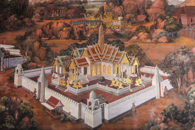 玉寺的壁画。