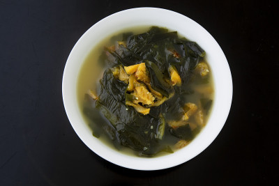 鲜紫菜汤，美煮国