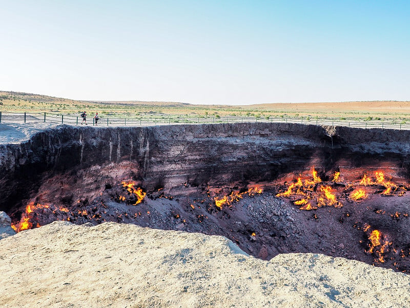 土库曼斯坦的达尔瓦扎火山口