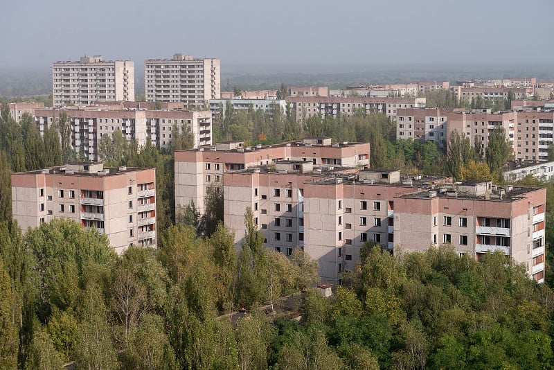 普里皮亚季废弃的鬼城，末日后的城市