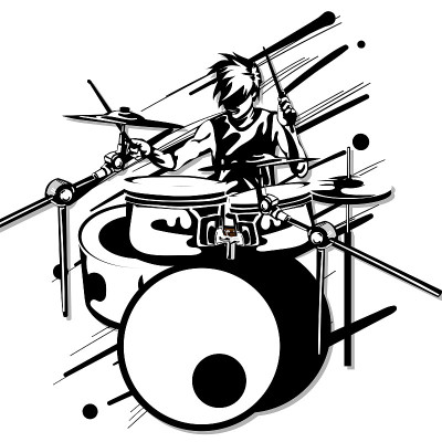 drummer music graphic