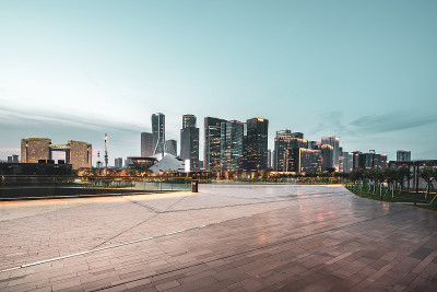 杭州金融中心的建筑景观