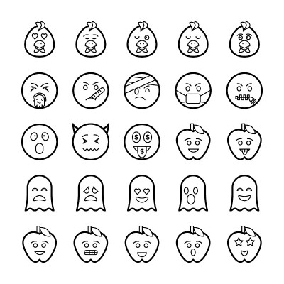 Emoticons Icons Set
