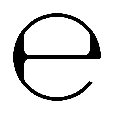 估计标志字形图标矢量插图