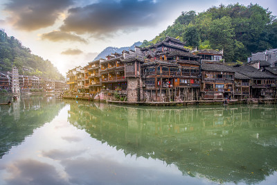中国湖南凤凰古城