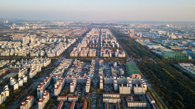 仁川Aeria工业园美景。韩国