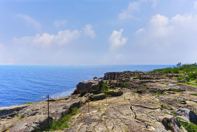 日本白滨吉野熊野国家公园山丹beki岩崖风景秀丽