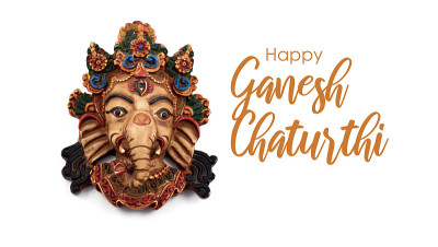 快乐的Ganesh Chaturthi插图