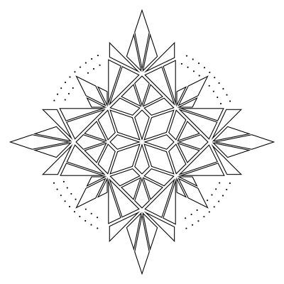 向量曼荼罗插图