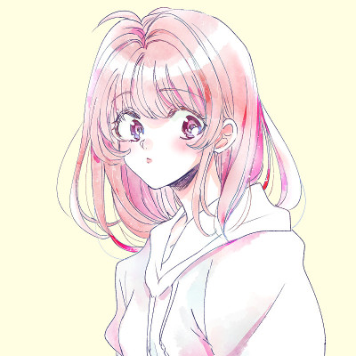 连帽衫女孩的插图