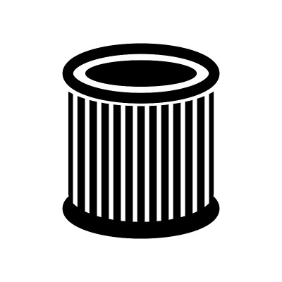 汽车滤镜图标，矢量插图。