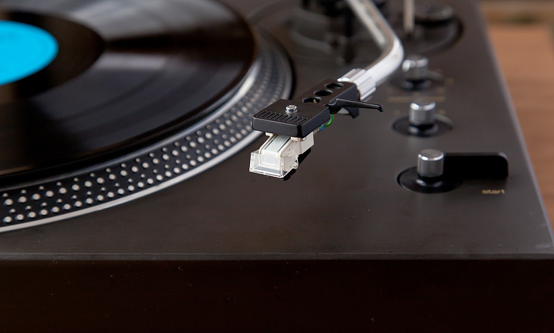 Vintage Record Turntable Player Corner Vinyl Disk