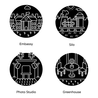 Pack Of Conceptual glyph Icons
