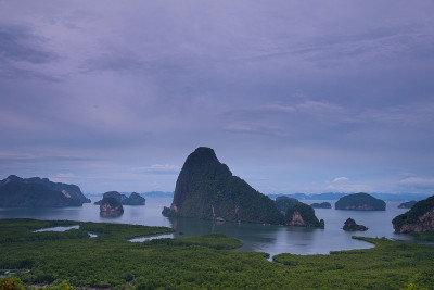 泰国南部的攀雅湾