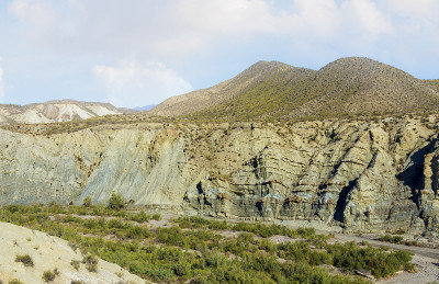沙漠的Tabernas