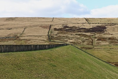 Dean Head Dam，西约克郡，英格兰