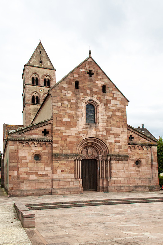 Sigolsheim。Eglise Saint-Pierre-et-Paul。Haut-Rhin。阿