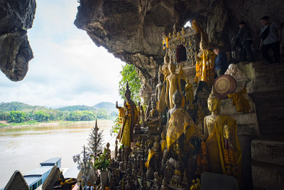 老挝琅勃拉邦的sir Ou Caves，琅勃拉邦