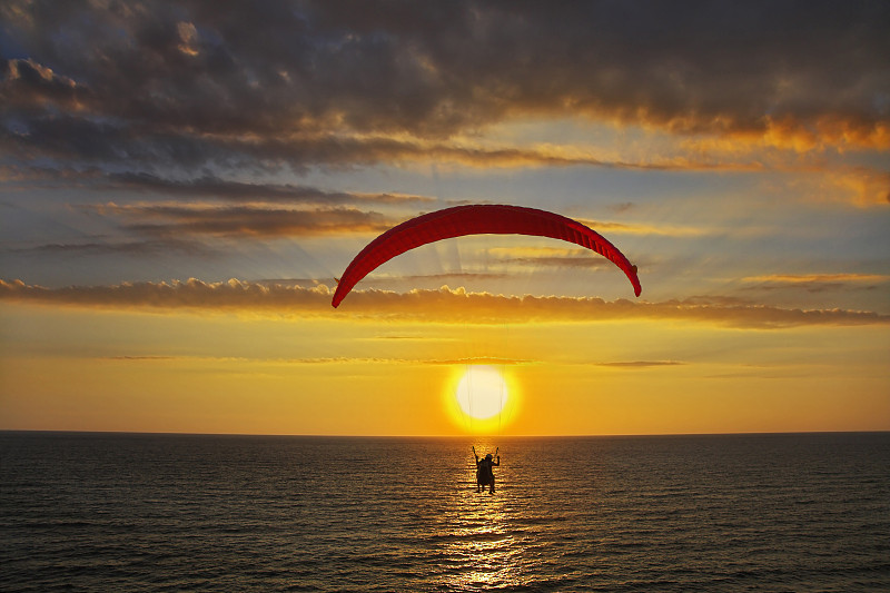 海面上的夕阳