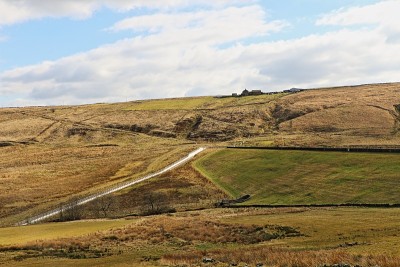Dean Head Dam，西约克郡，英格兰