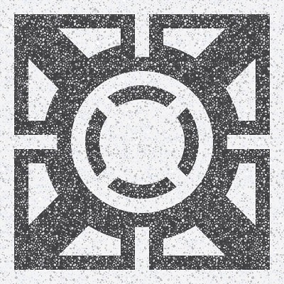 小的几何纹理的石头和鹅卵石处理。浴室的地板和墙壁采用无缝模式。