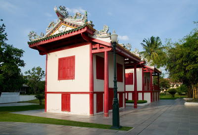泰国邦帕宫的中式建筑