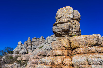 El Torcal de Antequera, Andalusia, Spain，在Antequer