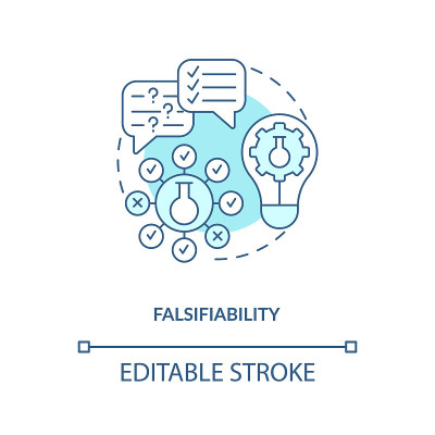 Falsifiability概念图标