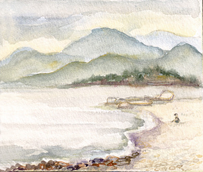 巴统附近的海岸