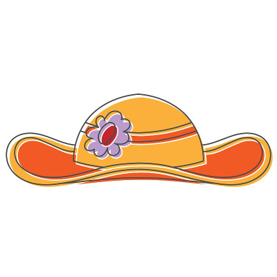 millinery hand drawn design vector illustration