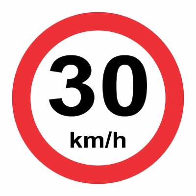 限速30公里每小时